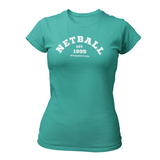 'Netball Varsity' Fitness Women's Colour T-Shirt