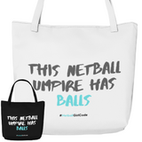 'Netball Umpire' Shopping Tote Bag