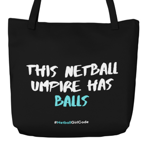 'Netball Umpire' Shopping Tote Bag
